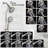 Drill-Free Stainless Steel Slide Bar Combo Rain Showerhead 7-Setting Hand, Dual Shower Head Spa System (Rough-In Valve Included)-126529053