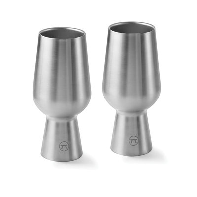 Tennon 18oz. Stainless Steel Pilsner Glass Set