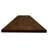 Hevea Prestained Truffle 6 ft. x 25 in. x 1.5 in. Eased Edge Butcher Block Countertop