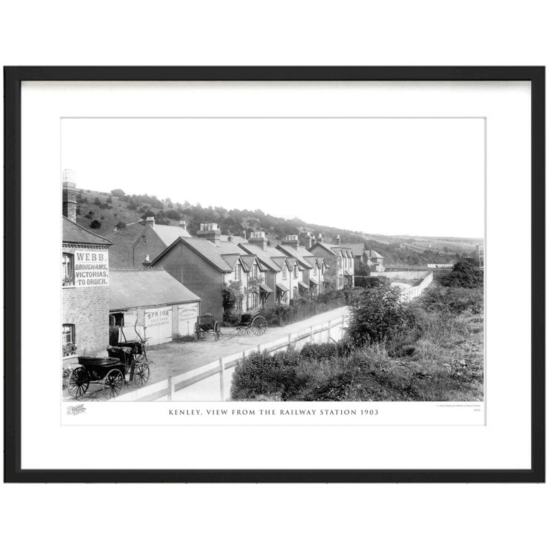 Kenley, View From The Railway Station 1903 by Francis Frith - Single Picture Frame Print, 40cm H x 50cm W x 2.3cm D