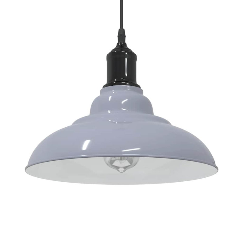 Adalinne 1 - Light Gloss Orange Pendant, Gloss Grey