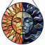 Vitrail 12 "H Sun Moon-173468893