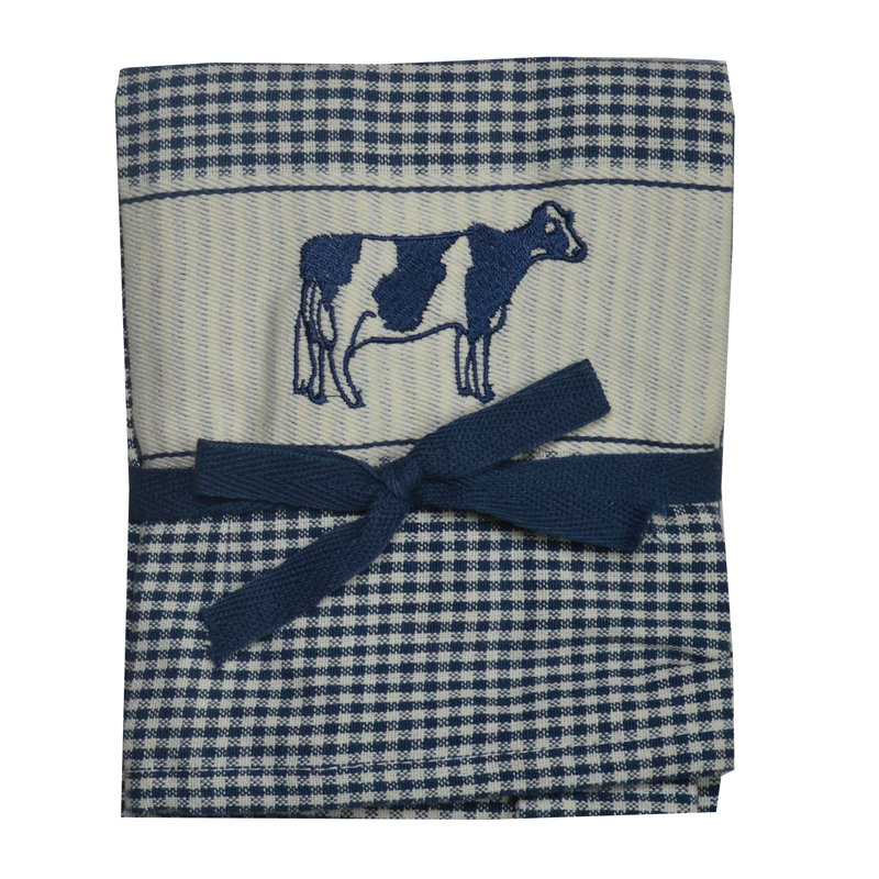 Cotton Tea Towel Kitchen Towel, Navy