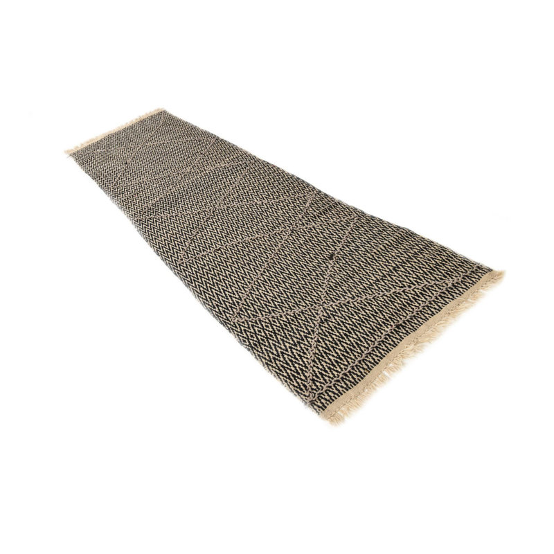 Runner Noles Black Rug