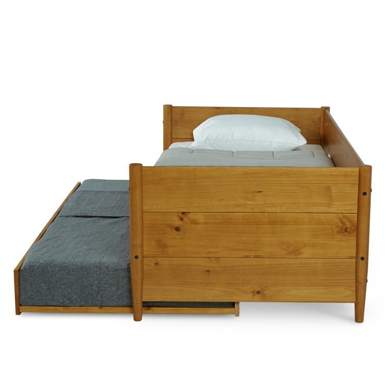George Oliver Kristophor Twin Solid Wood Daybed with Trundle & Reviews