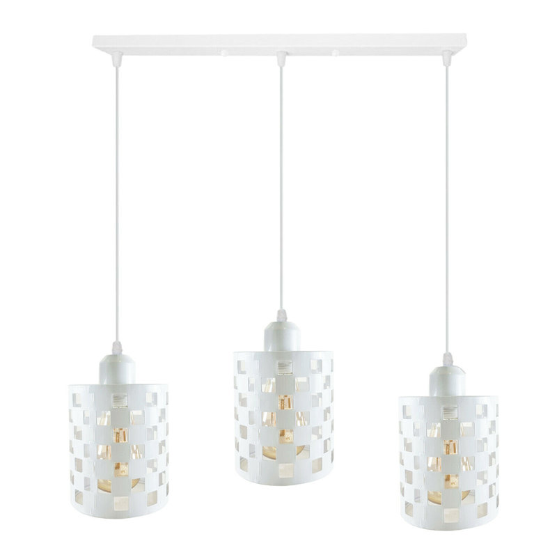 Haarlem 1 - Light White Drum Pendant