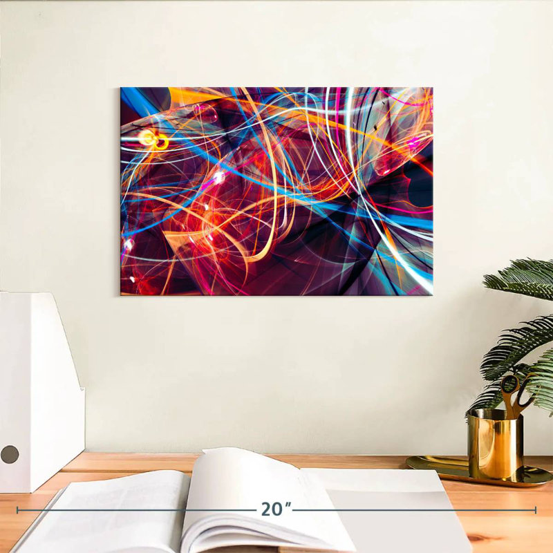 Avery Neon Light Streams, 8" H x 12" W