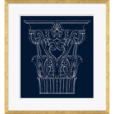 Blue Cornthian II Giclee Print by David Phoenix