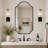 Airius Decorative Scalloped Bathroom Vanity Mirrors, Arched Wall Mirror-1559797670-1559797665