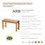 Banc de douche en teck-118913754