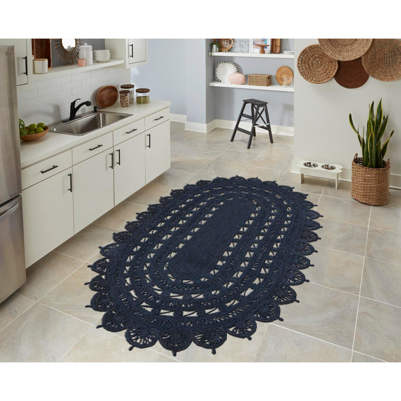 Arne Oriental Indoor Rug, Oval 3'1" x 5'1"