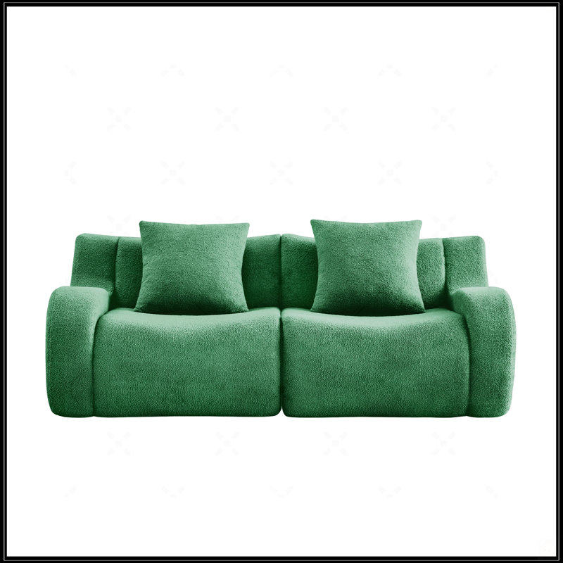 Canapé Soft Teddy, Vert