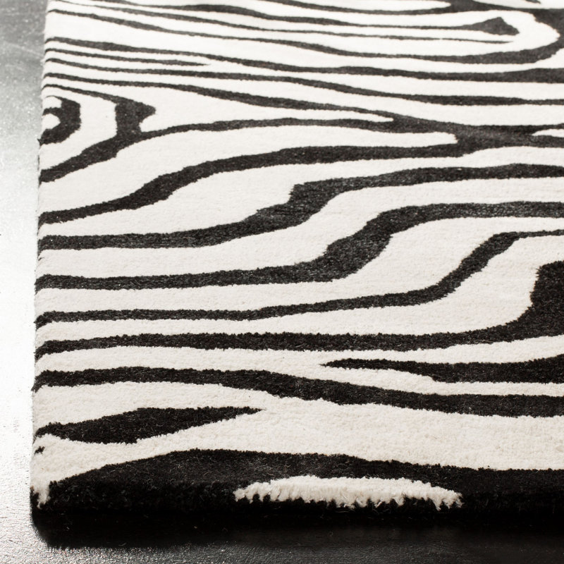 Tapis en laine touffeté à la main Christoper, Tapis de couloir 2 pi 6 po x 8 pi