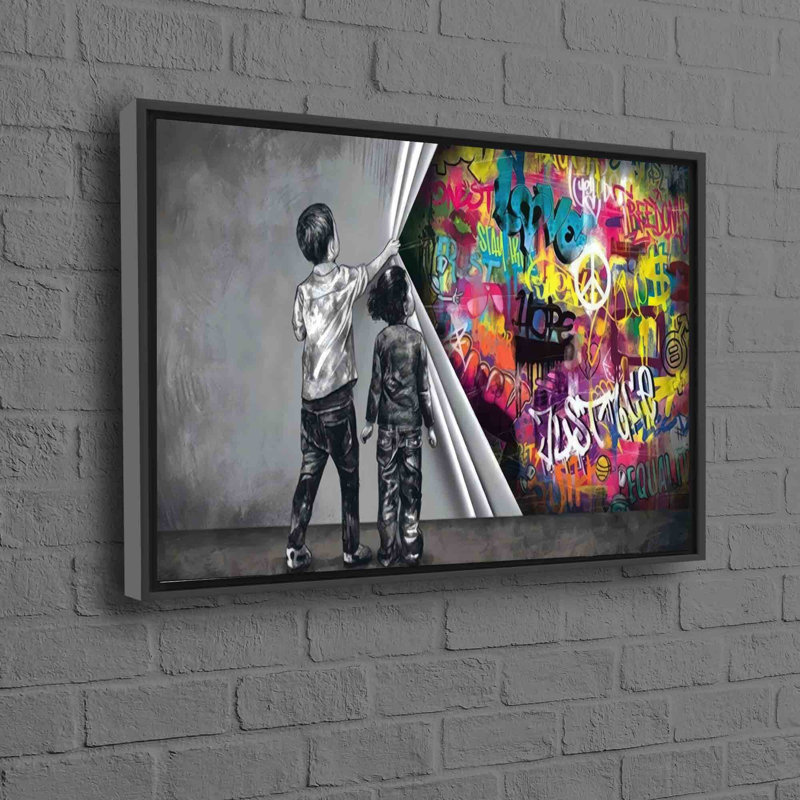Print on Canvas, Framed Print without Mat, 20 cm H x 30 cm W, Black