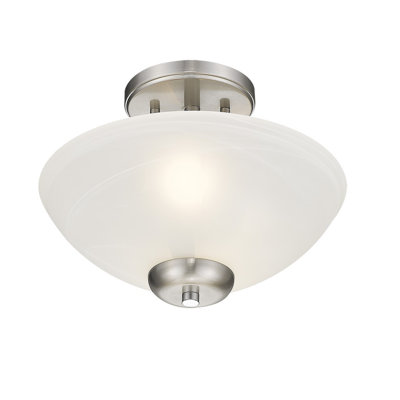 Lyford Glass Semi Flush Mount