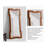 Italian Irregular Solid Wood Frame Full-Length Mirror