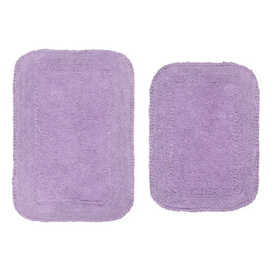 Aceyon Plush Cotton Bath Rugs (Set of 2)