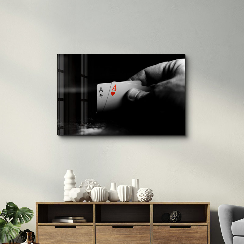 Elegant Tempered Glass Wall Art Painting, 13.8 x 21.7 inches | 100% Tempered Glass, Thickness: 0.16 inches | UV Printed for Vibrant Colors | Perfect for Home Decor, Living Room, & Office Spaces