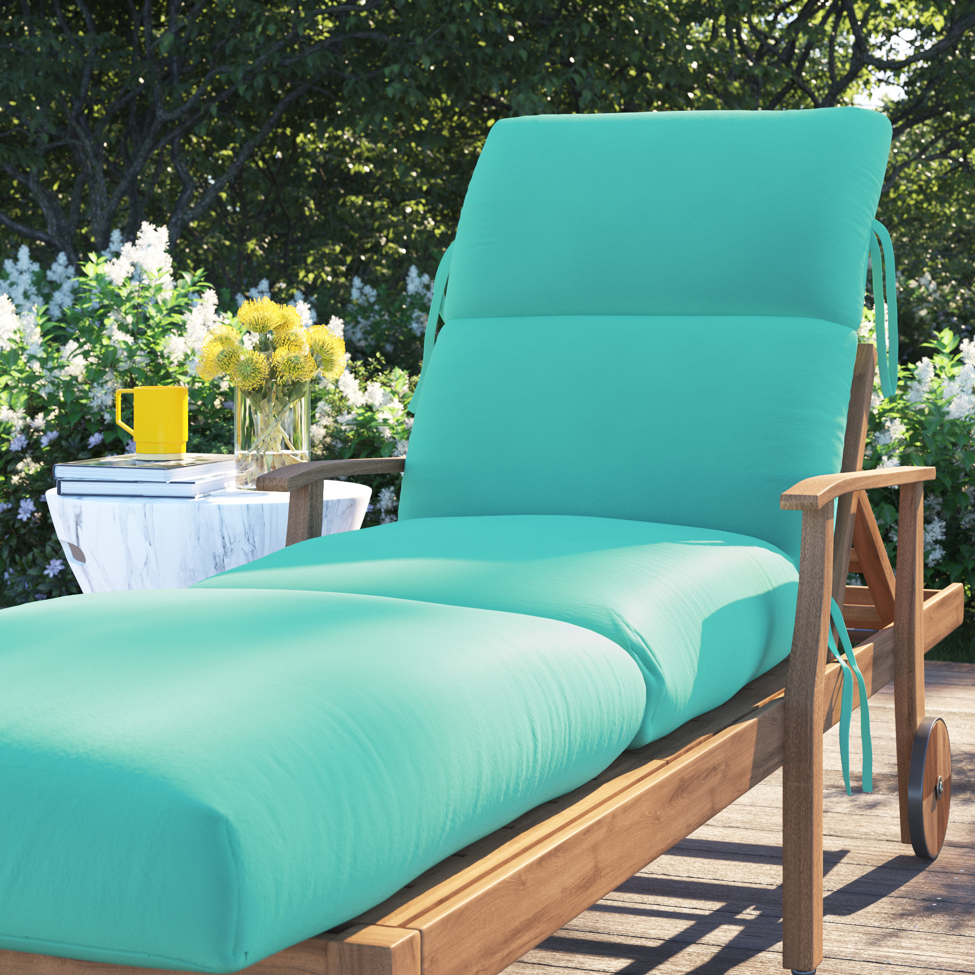 Chaise Loungers Outdoor Chaise Pillows Cushion Only, Sunbrella
