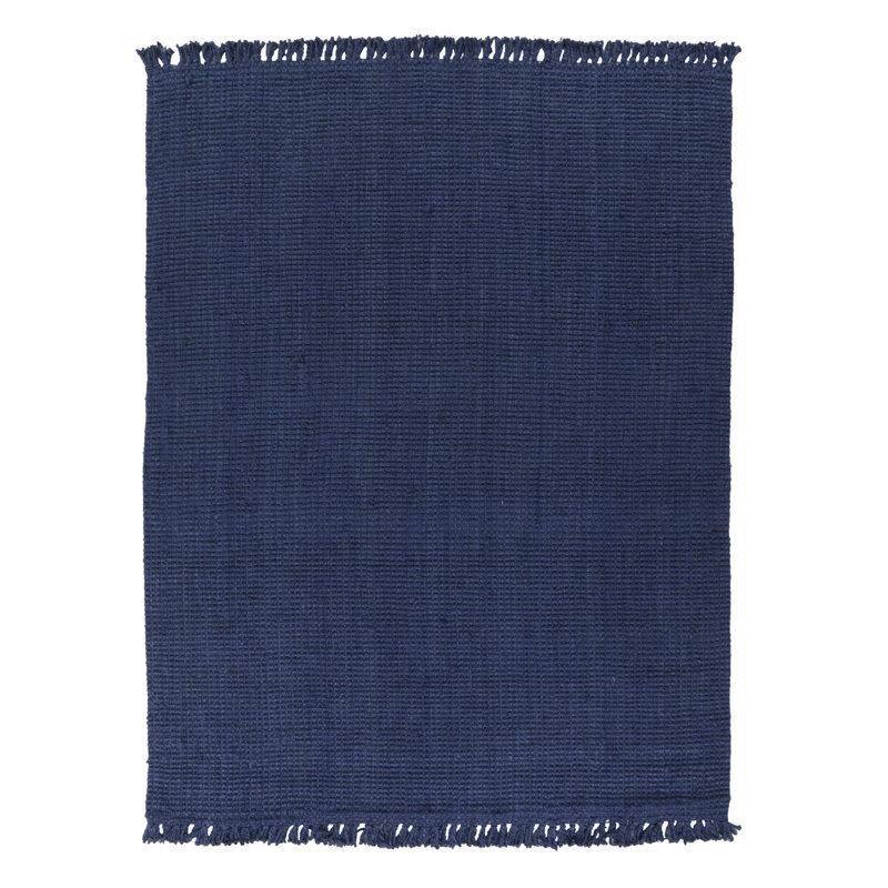 Solid Colour Jute / Sisal Hand Woven Area Rug, Rectangle 91 x 152cm