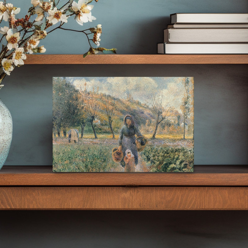 In The Garden Abstract Contemporary Wall Art Print, 30.48cm H x 45.72cm W
