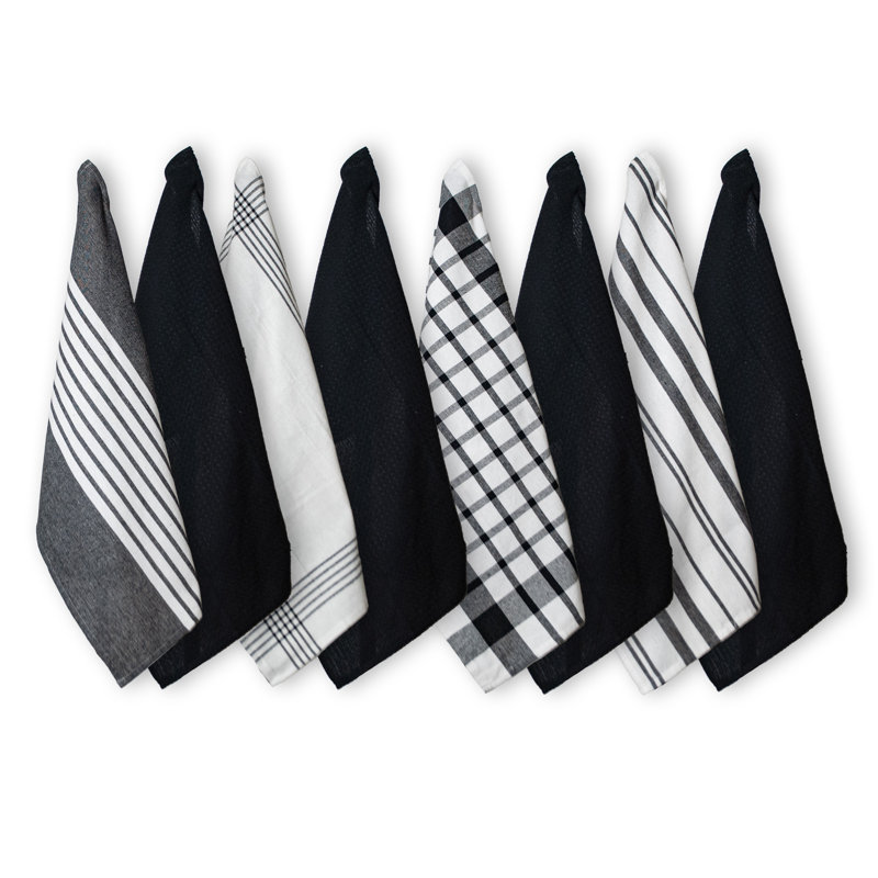 Cotton Dish Cloth Kitchen Towel, Black