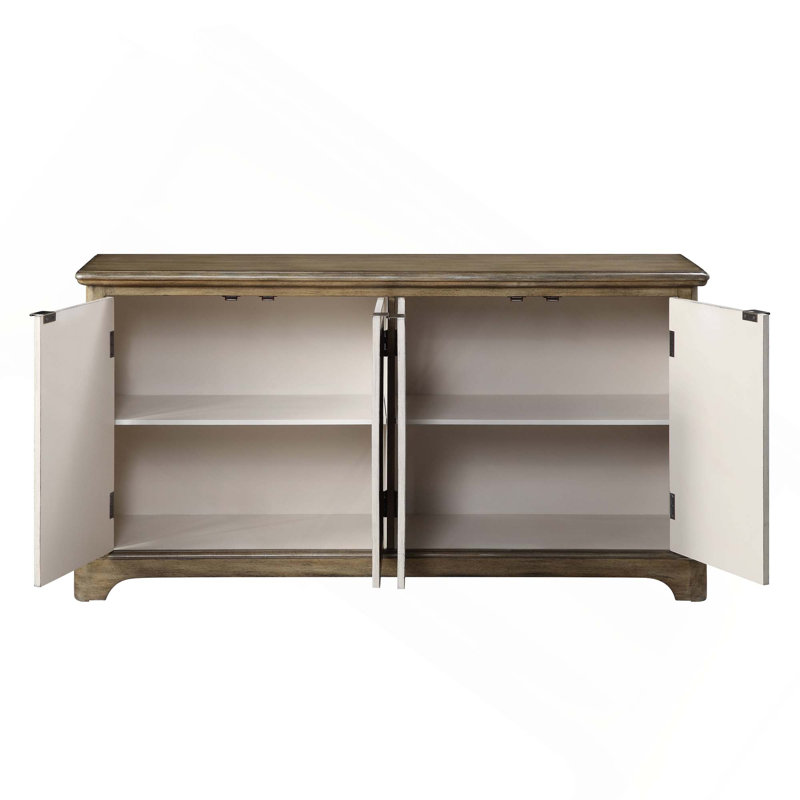 Console rectangulaire en chêne Ashwanth