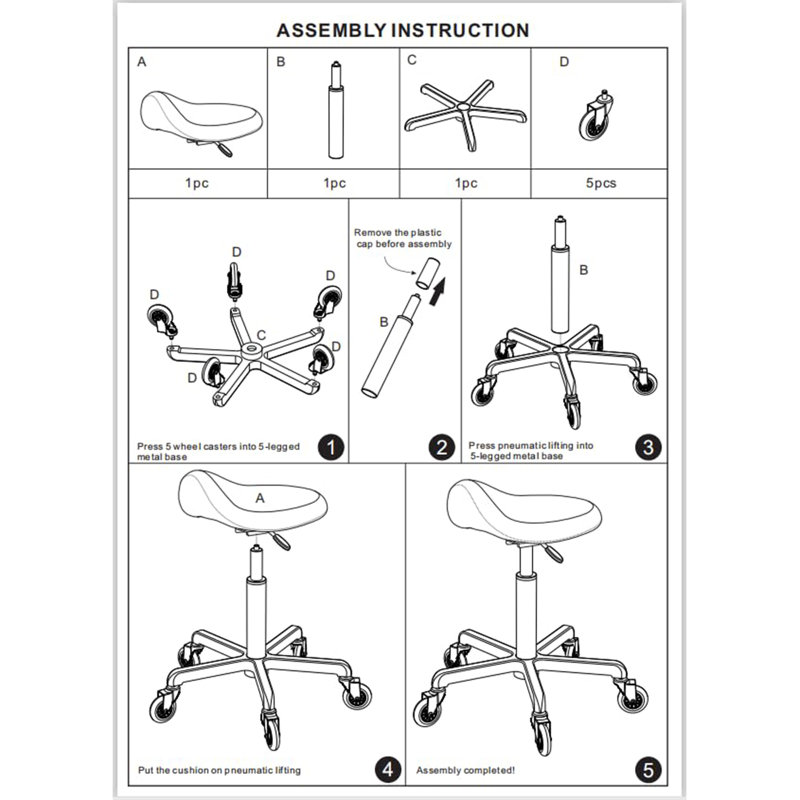 Tabouret professionnel à roulettes, Vert