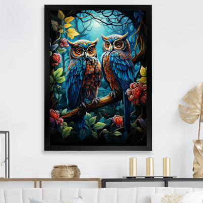 Native Owls Guardians Of The Forest II sur toile