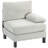 Modular Sectional Sofa With Cream Fabric
