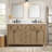 Annie 55'' Double Bathroom Vanity with Marble Top
