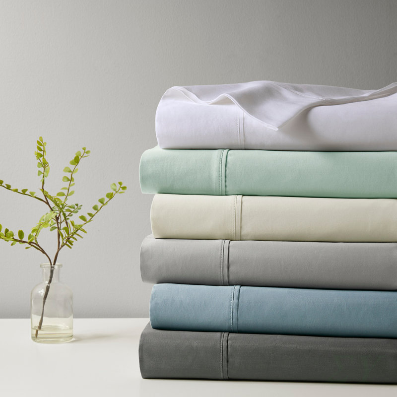 Ensemble de draps 4 pièces en mélange de coton Smart HeiQ