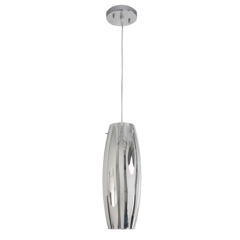 Luminaire suspendu cylindrique simple à 1 lumière Chroman Empire