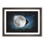 Earth Behind The Moon Paint Splash - Picture Frame Graphic Art-56915812-56915817