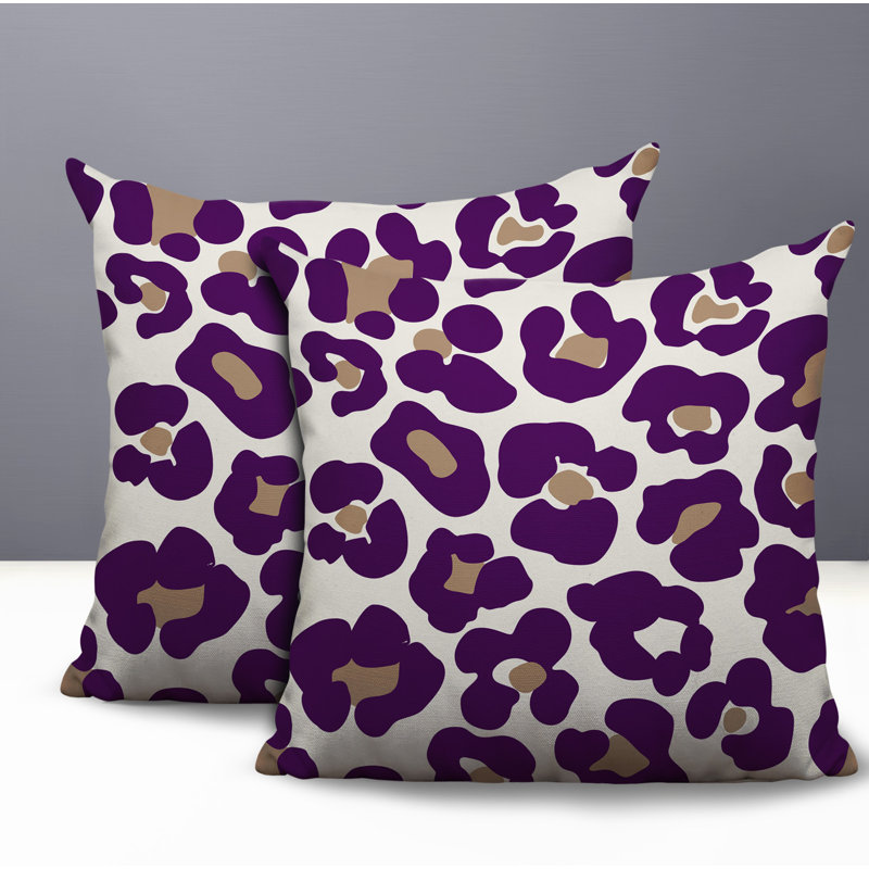Coussin intérieur / extérieur Davi, 16x16, Purple