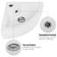 Belfry Bathroom Matsuda 44mm L x 34mm W Ceramic Specialty Sink with Overflow