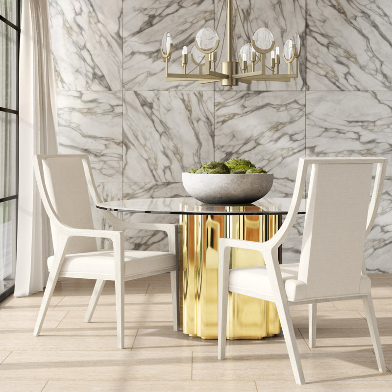 Axiom Upholstered Arm Chair in Ivory
