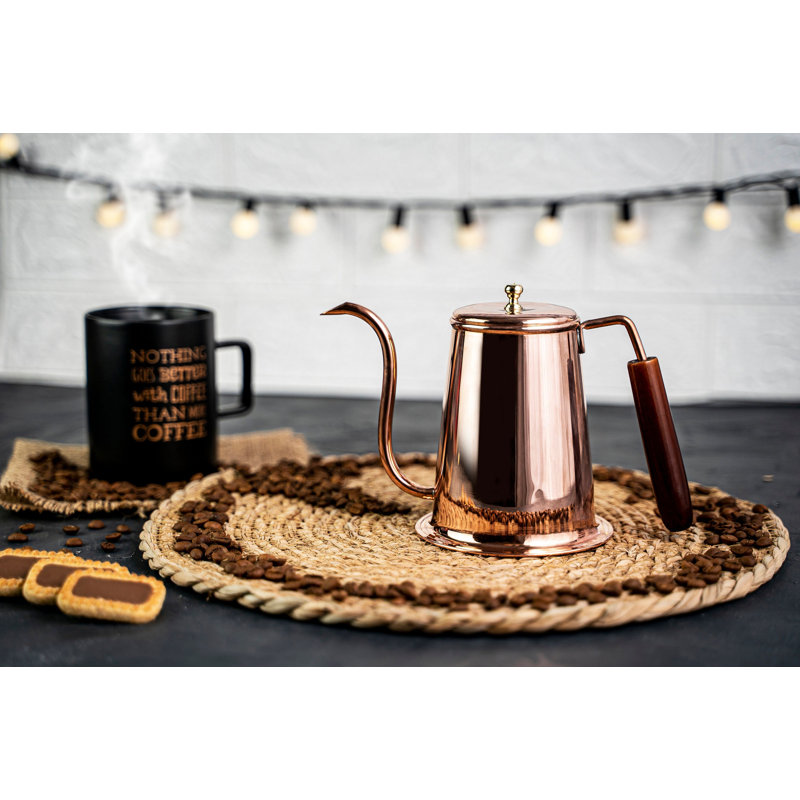 Handmade Hammered Copper Copperware – Pure Solid Copper by ALFIQ, 4 cups