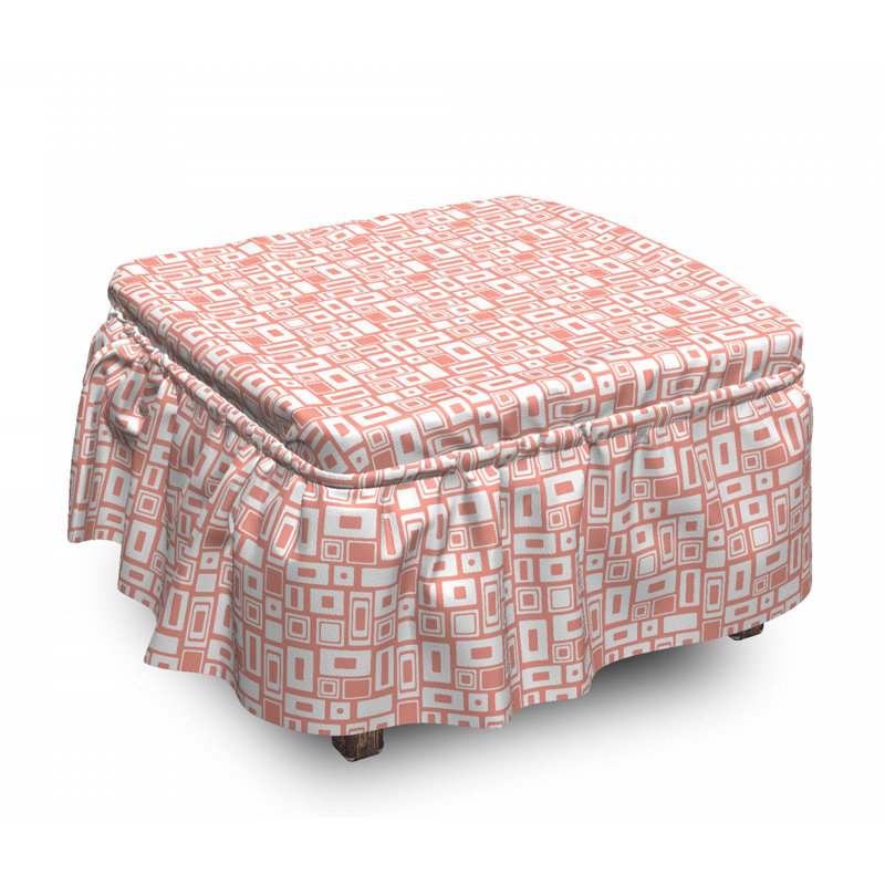 Housse pour repose-pieds rectangles
