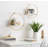 Eugine 2 Piece Circle Metal Accent Shelf-267921177