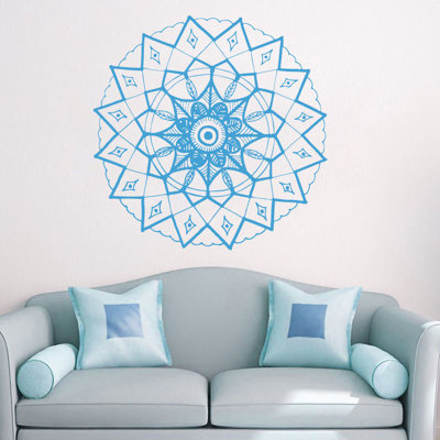 Adhésif décoratif mandala yoga