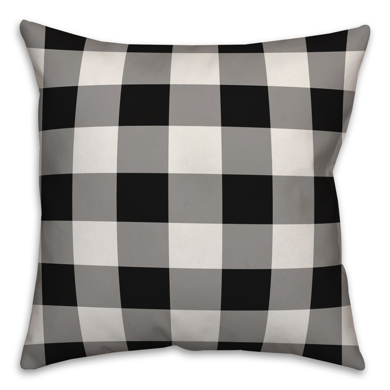 Housse et insert de coussin carré S Chassiti Buffalo Check, U