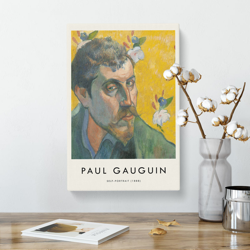 Self Portrait Vol.4 Print by Paul Gauguin - Wrapped Canvas Painting, 76cm H x 50cm W x 3cm D