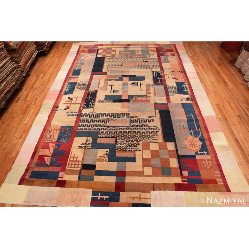One-of-a-Kind Rectangle 12'7" X 18'7" Hand Knotted Area Rug