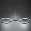 Luminaire suspendu géométrique unique à 1 lumière DEL Marques-55898158