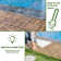BEEFURNI - 12.1'' x 12.1'' Wood Interlocking Deck Tiles