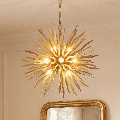 Killiam 12-Light Hubbs in Cavalier Gold
