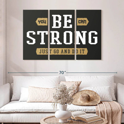 Tergel Be Strong, typographie