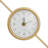 Metal Decorative Gold Clock with Acrylic Base
