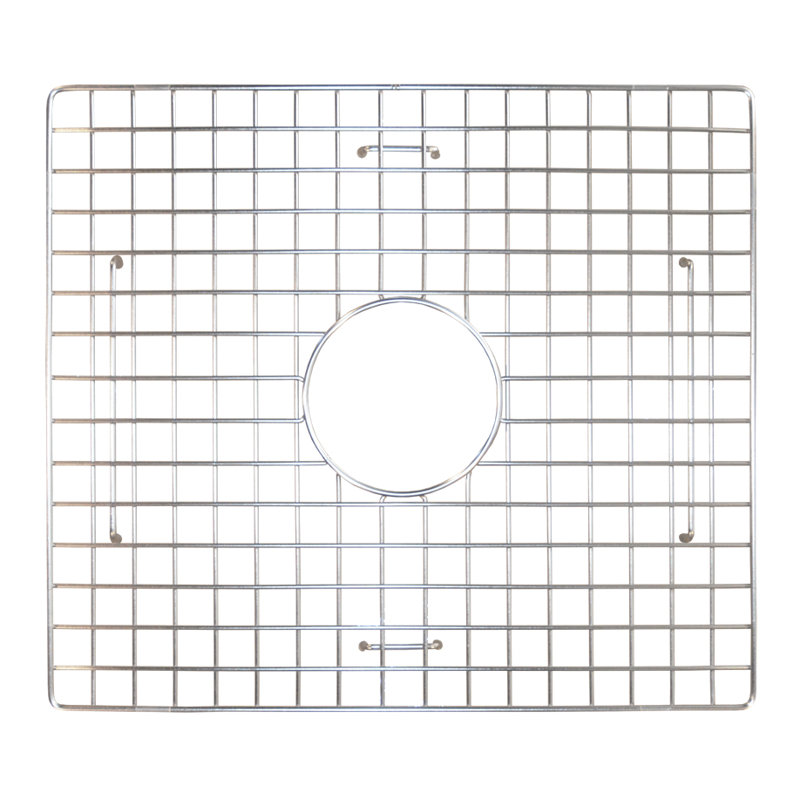 Grille d'évier 17,25 po x 15,25 po, Acier inoxydable